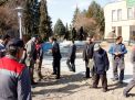 گزارش تصویری از آئیین درختکاری و تقدیر ازهمکاران فضای سبز دانشگاه